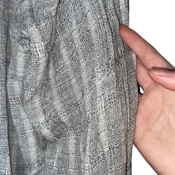 Free People Light Gray Button-Up Blouse - Picture 8 of 13